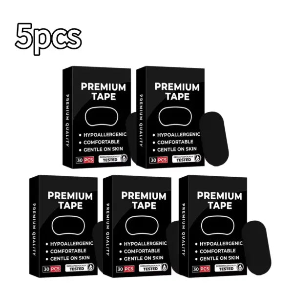 Elastic Sleep Tape Breath Correction 10 Pack Stop Snoring Aid - 5 boxes