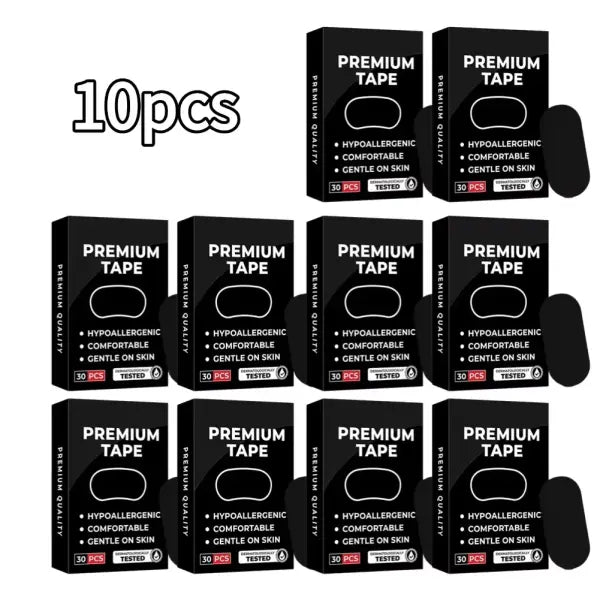 Elastic Sleep Tape Breath Correction 10 Pack Stop Snoring Aid - 10 boxes