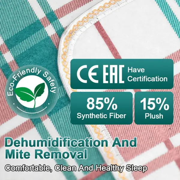 Thick Electric Heating Blanket 220V with Thermostat – Winter Body Warmer 70×150 / 120×150 / 150×180 cm