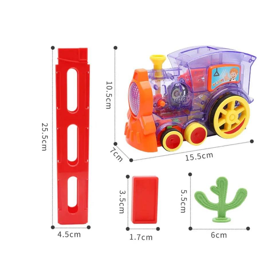 Electric Domino Train - Fun & Educational Train Set for Kids