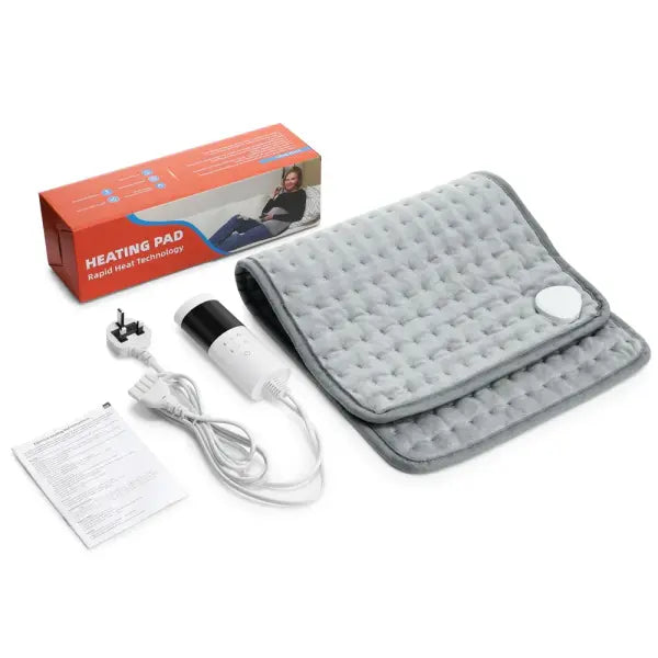 Electric Heating Pad – 9-Level Constant Temperature Heat Mat with Timer Warm Thermal Body Pad - UK Plug 220-240V