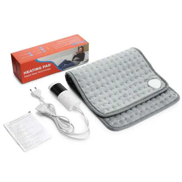 Electric Heating Pad – 9-Level Constant Temperature Heat Mat with Timer Warm Thermal Body Pad - EU Plug 220-240V