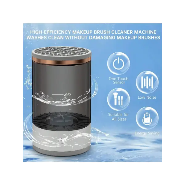 Electric Makeup Brush Cleaner Machine Portable Automatic Sanitization