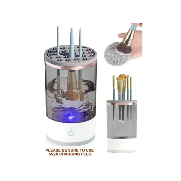 Electric Makeup Brush Cleaner Machine Portable Automatic Sanitization
