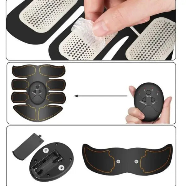 Hip Trainer Abdominal Wireless EMS Composite Material Slimming Massager