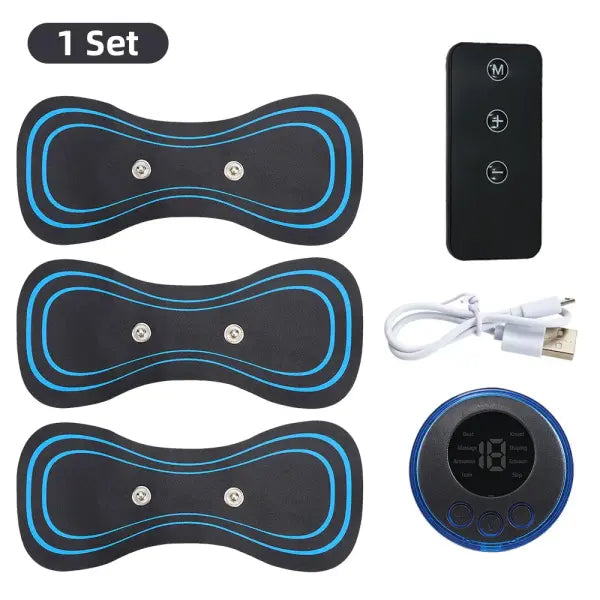 Electric Neck Massager EMS Muscle Massage Stimulator Low Frequency Instrument Back Cervical Calf Patches Pain Joints