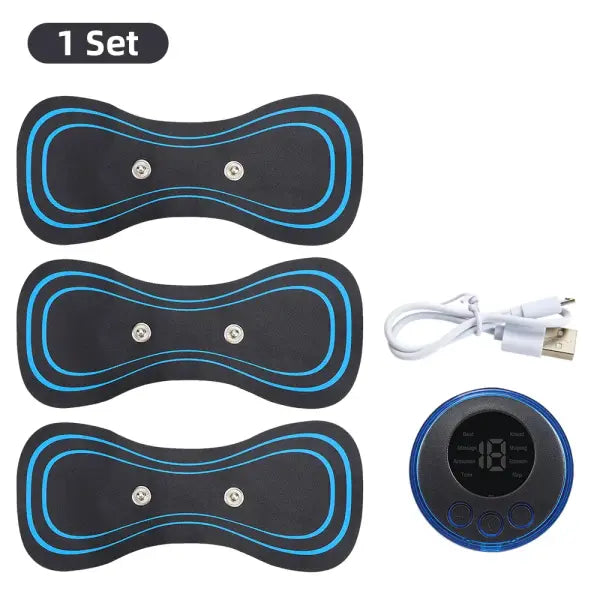 Electric Neck Massager EMS Muscle Massage Stimulator Low Frequency Instrument Back Cervical Calf Patches Pain Joints