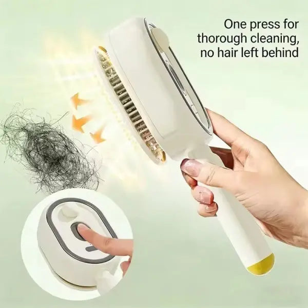 Electric Spray Air Massage Comb Essential Oil Hair Brush Anti-static Care - None