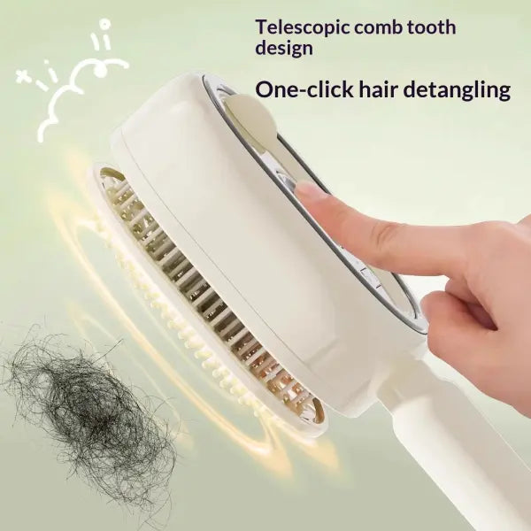 Electric Spray Air Massage Comb Essential Oil Hair Brush Anti-static Care - None