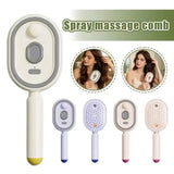 Electric Spray Air Massage Comb Essential Oil Hair Brush Anti-static Care - None
