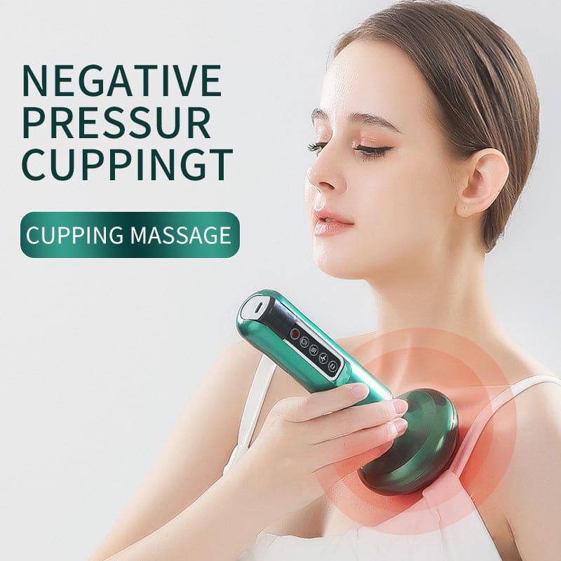 Electric Vacuum Cupping Massager for Skin Treatment and Anti-Cellulite