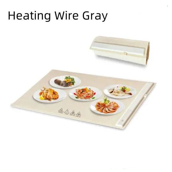 Electric Warming Tray - Multi-Functional Kitchen Gadget for Easy Heating - Heating Wire Gray