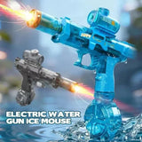 Outdoor Beach Water Gun with Light Sprays for High-Speed Combat - black-D