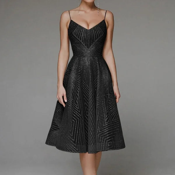 Elegant A-Line Lace Wedding Dress – Boho Chiffon Bridal Gown - Black / XXL / CN