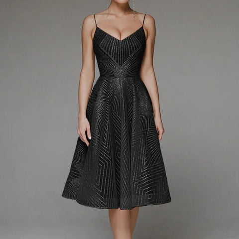 Elegant A-Line Lace Wedding Dress – Boho Chiffon Bridal Gown - Black / XXL / CN
