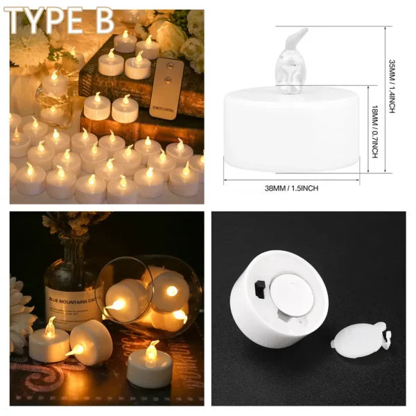 Elegant LED Tealight Candles for Stylish Home Decor