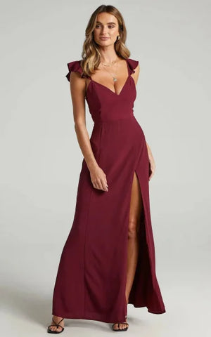Women’s Dress – Elegant Ruffled Dress for Summer & Fashion Events