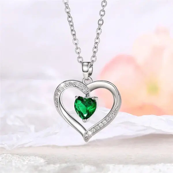 Elegant Style Heart shaped Pendant Necklace Hollow Design Mother’s Day Gift Party Suitable for Best Friends Without Box