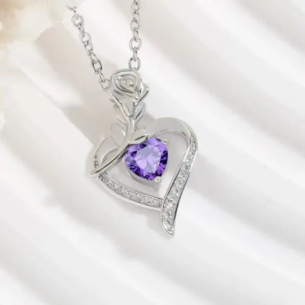 Elegant Style Heart shaped Pendant Necklace Hollow Design Mother’s Day Gift Party Suitable for Best Friends Without Box