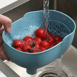Elephant Sink Strainer Plastic Basket – Multipurpose Kitchen Drainer Rack