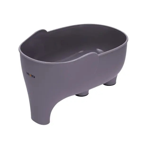 Elephant Sink Strainer Plastic Basket – Multipurpose Kitchen Drainer Rack - Purple