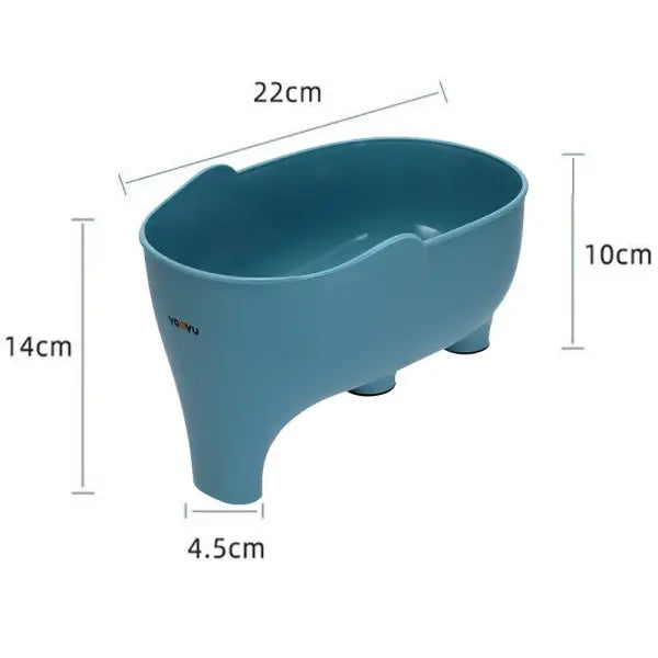 Elephant Sink Strainer Plastic Basket – Multipurpose Kitchen Drainer Rack