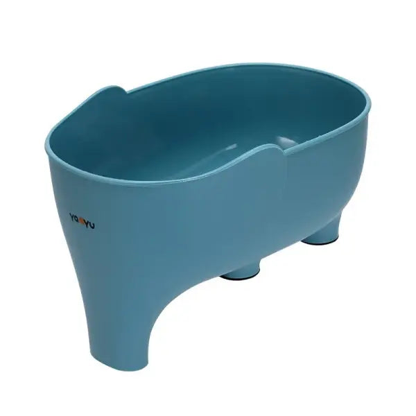 Elephant Sink Strainer Plastic Basket – Multipurpose Kitchen Drainer Rack - Blue