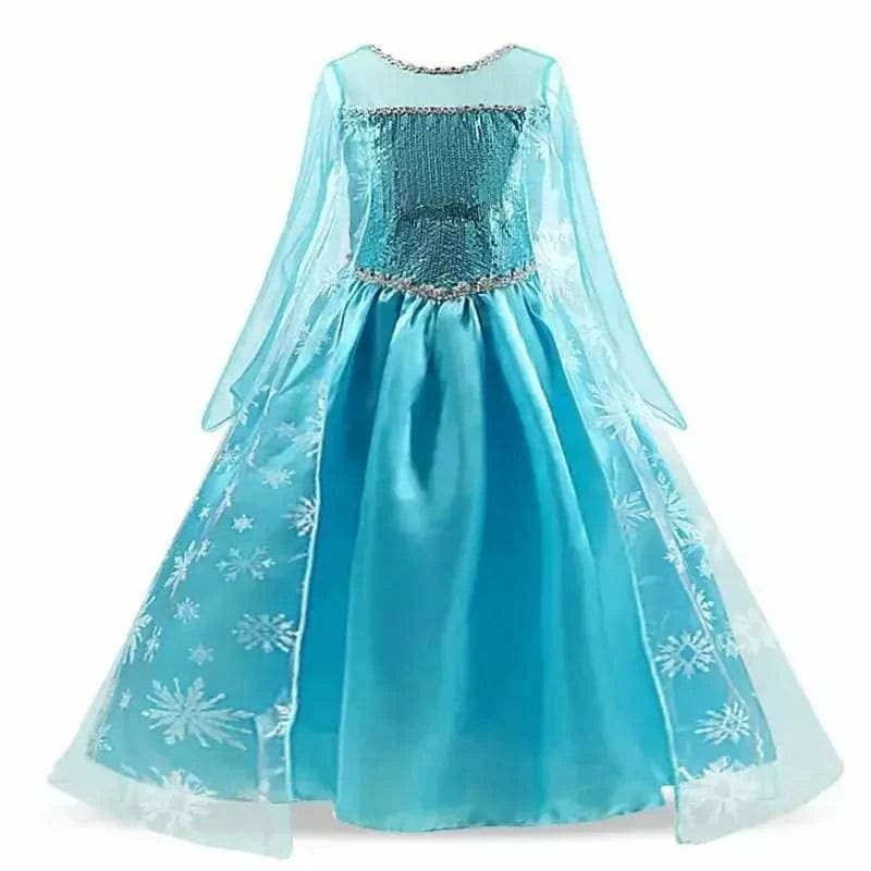 Elsa Costume for Girls – Long Sleeve Princess Dress for Cosplay - Z003 / 9