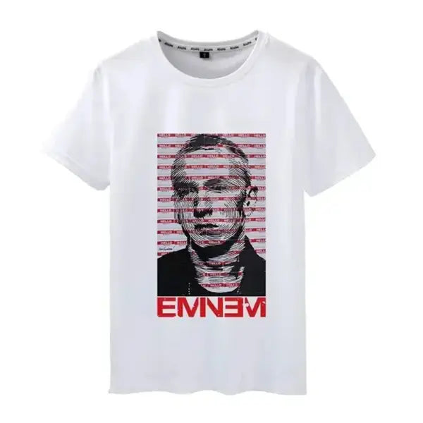 Eminem Rapper Graphic T-Shirt Unisex – Hip Hop Loose Fit Rock Tee for Men & Women Summer Fashion - 2 / XXXL