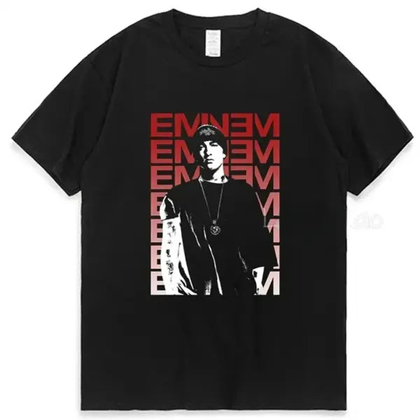 Eminem Rapper Graphic T-Shirt Unisex – Hip Hop Loose Fit Rock Tee for Men & Women Summer Fashion - 8 / XL