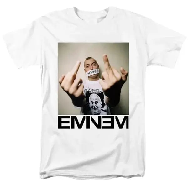 Eminem Rapper Graphic T-Shirt Unisex – Hip Hop Loose Fit Rock Tee for Men & Women Summer Fashion - 6 / XXXL