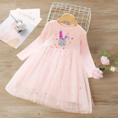Toddler Girls Dress – Unicorn Princess Dress for Magical Moments