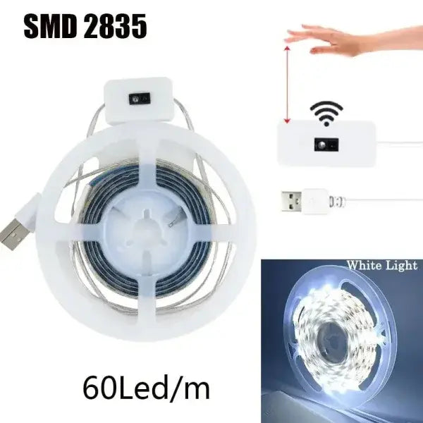 Energy-Efficient Sensor Activated LED Under Cabinet Light Fixture - white / IP 20 / 1m