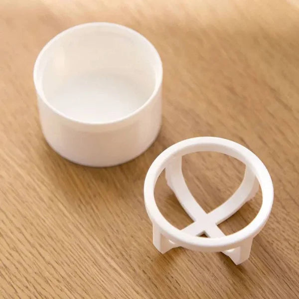 Ergonomic Makeup Sponge with Egg-Shaped Stand for Flawless Application - Himpall