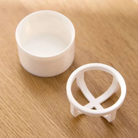 Ergonomic Makeup Sponge with Egg-Shaped Stand for Flawless Application - Himpall