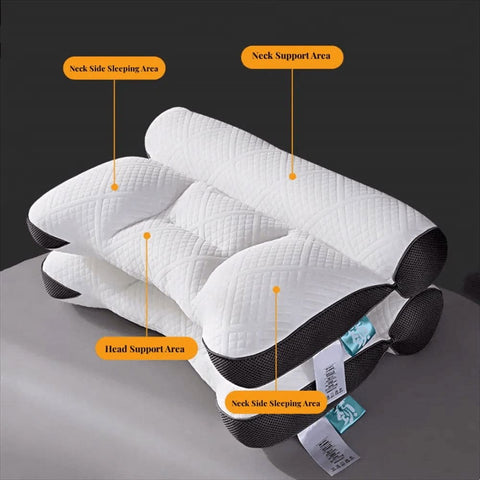 Ergonomic Pillow: Memory Foam Orthopedic Support