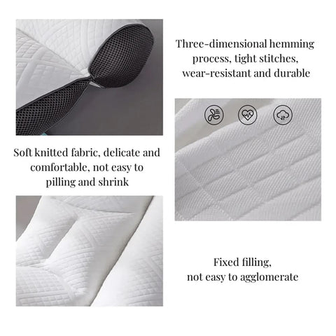 Ergonomic Pillow: Memory Foam Orthopedic Support