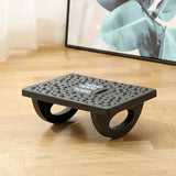 Ergonomic Under-Desk Foot Rest with Massage Rollers – Portable Foot Stool for Home & Office
