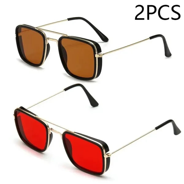 European & American Small Square Sunglasses - Retro UV Protection Eyewear - PURPLE