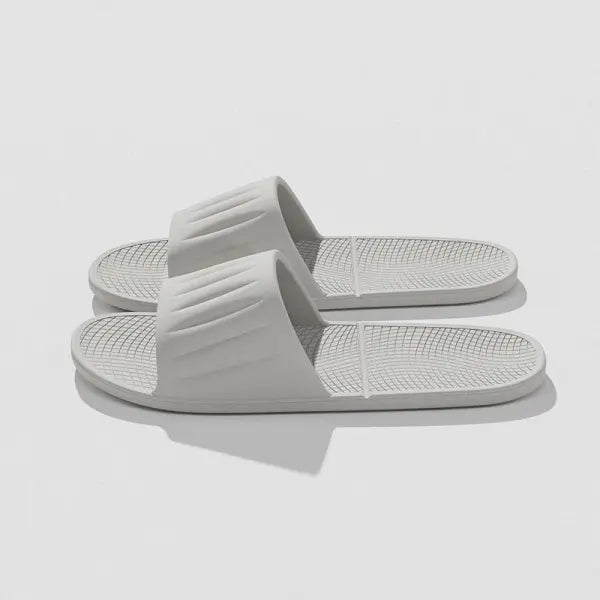EVA Foldable Travel Slippers Soft Sole Lightweight Countrysizemap Shoes - gray / 44-45