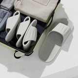 EVA Foldable Travel Slippers Soft Sole Lightweight Countrysizemap Shoes - gray / 44-45
