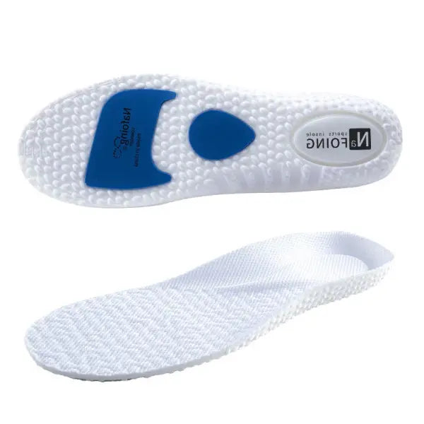 EVA Shock-Absorbing Insoles: Deodorant Breathable Orthotic Pads with Arch Support - white / EU43-44 / CHINA