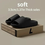 EVA Thick Sole Slippers Soft Cushioned Countrysizemap Beach Slides