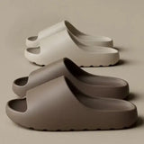 EVA Thick Sole Slippers Soft Cushioned Countrysizemap Beach Slides