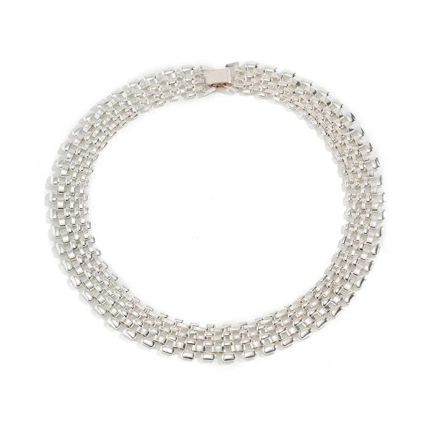 Exaggerated Cuban Chunky Chain Necklace – Thick Metal Choker for Women & Men - Himpall