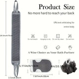 Exfoliating Body Scrubber Set - Includes Back Scrubber Bath Glove And Shower Bath Sponge Loofah - Deep Clean
