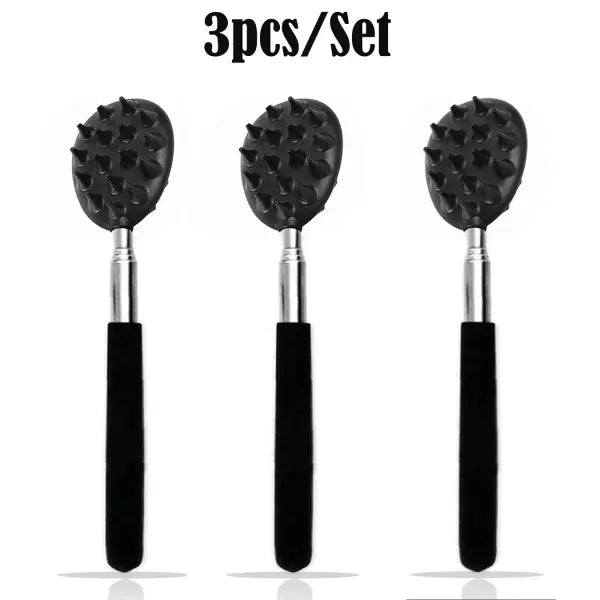 Extendable Cactus Back Scratcher with 1/4-inch & 1/2-inch Spikes Retractable One-Hand Itch Stick for Men & Women