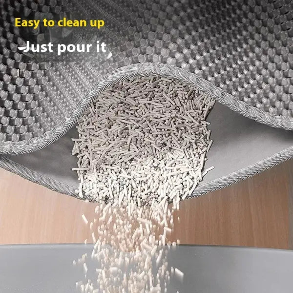 Extra Large Cat Litter Mat - Heavy Duty Waterproof 2-Layer Non-Slip Washable Sand Stopper