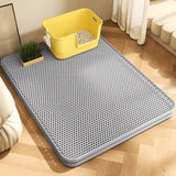 Extra Large Cat Litter Mat - Heavy Duty Waterproof 2-Layer Non-Slip Washable Sand Stopper