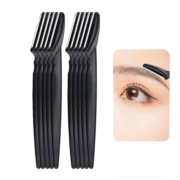 Eyebrow Trimmer Knives Stainless Steel Precision Face Hair Removal